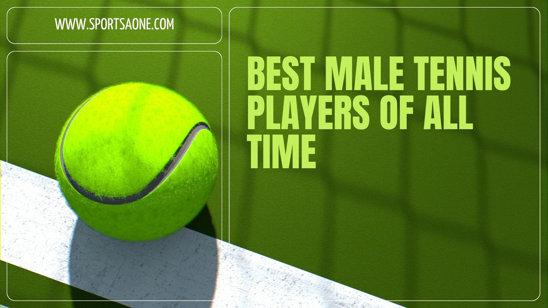 Best male tennis players of all time